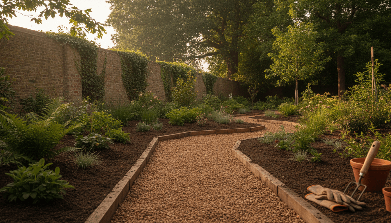 Professional garden repair and maintenance work