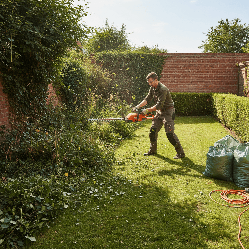 Garden clearance and maintenance work